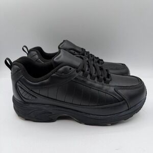 Drew Fusion Shoes Womens 10 XW Extra‎ Wide Black Leather Sneakers 10545-12 NWT